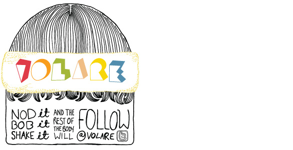 Embroidered Sweatband: you move, and you can be a part of Volare.